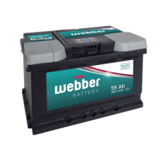 WEBBER 12V/55Ah 460EN Ľava